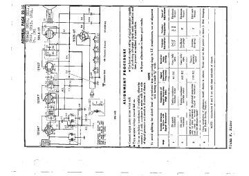 Admiral 5R1 ;Chassis schematic circuit diagram